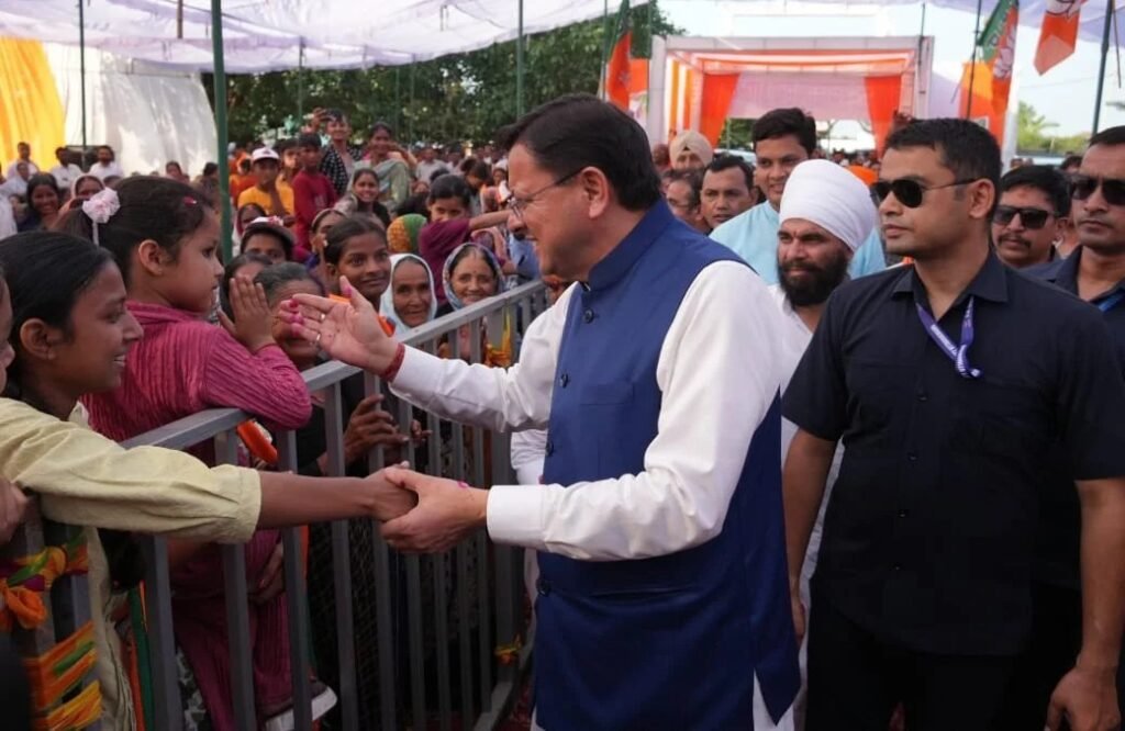 मुख्यमंत्री पुष्कर सिंह धामी ने खटीमा के बग्घा चौवन में “12 साल विश्वास के, विकास के, जनकल्याण के” कार्यक्रम में किया प्रतिभाग