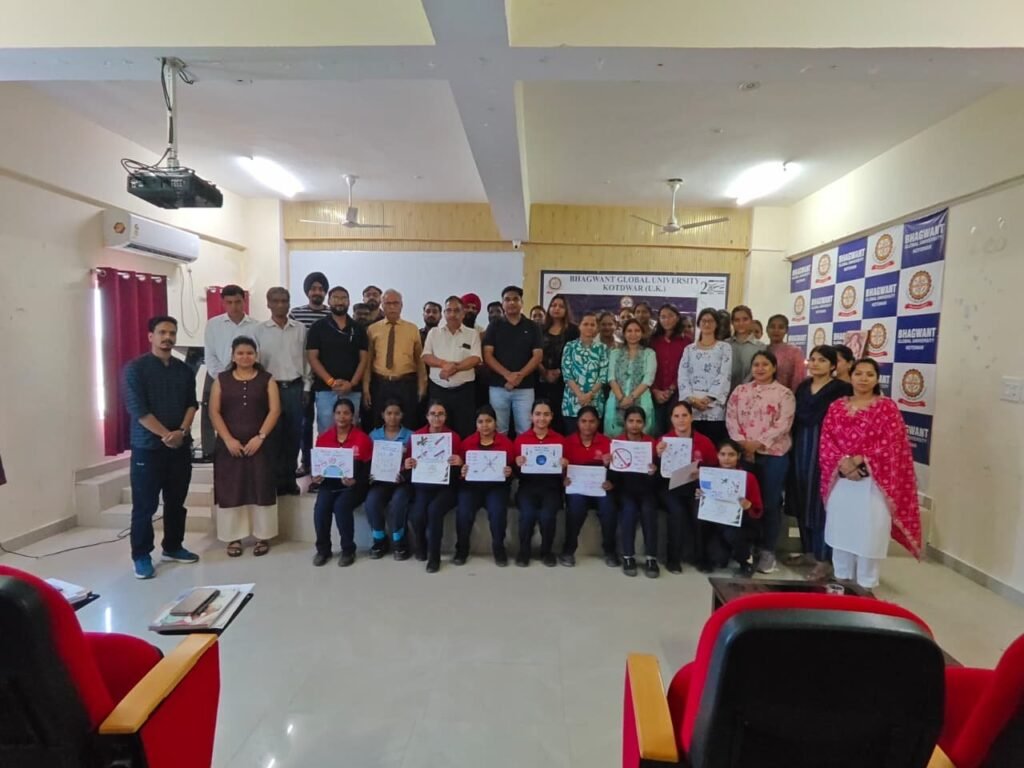 भगवंत ग्लोबल विश्वविद्यालय में नशा मुक्ति का संकल्प, युवाओं ने दिया “ड्रग्स को ना, जिंदगी को हां” का संदेश