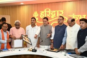 मुख्यमंत्री धामी ने हरिद्वार कुंभ 2027 के लोगो, गीत एवं वेबसाइट का किया लोकार्पण